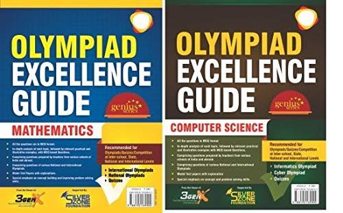 Olympiad Guide Books Set of MATHEMATICS (IOM) INFORMATICS (Computer Science) (IIO) Class 3 [Paperback] Silver Zone; Internationa Olympiad and Olympiad [Paperback] Silver Zone; Internationa Olympiad and Olympiad [Paperback] Silver Zone; Internationa Olympiad and Olympiad