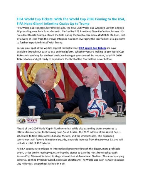 With The World Cup 2026 Coming… (PDF)