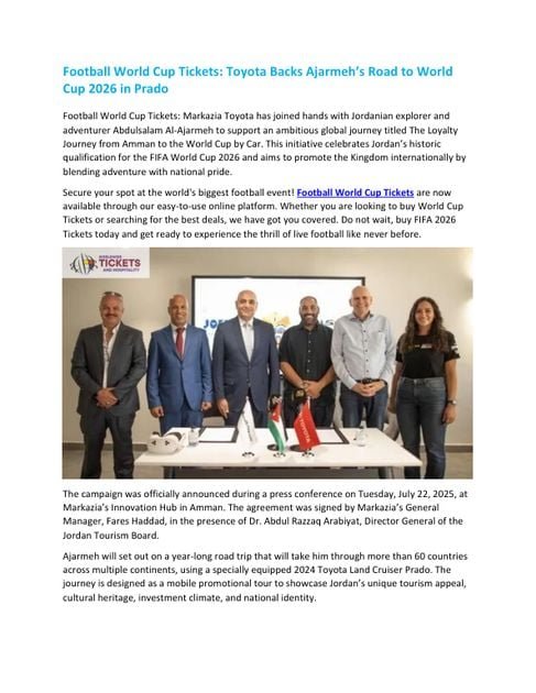 Toyota Backs Ajarmeh’s Road… (PDF)