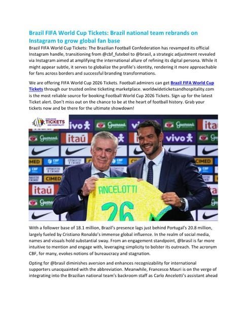 Brazil FIFA World Cup Tickets: Brazil national team… (PDF)