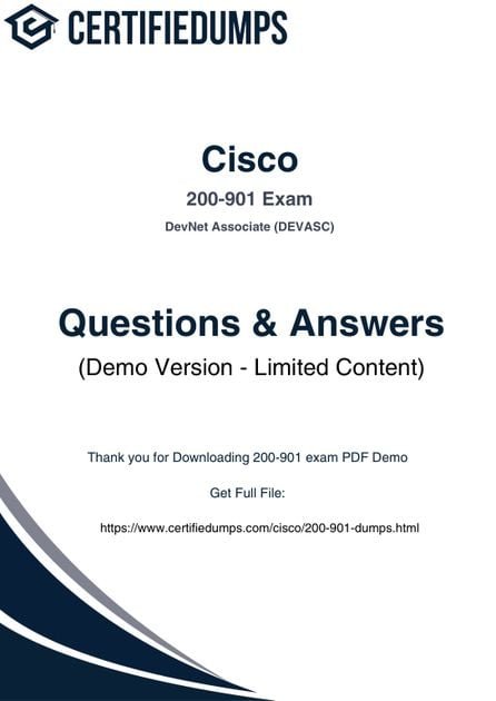 Download the Latest 200-901 Dumps PDF for Guaranteed Success in 2025