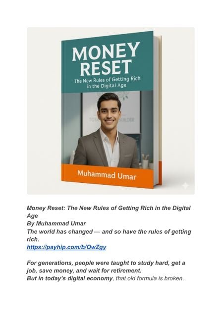 Money Reset and Mind Changer from 9-5 job to Business… (PDF)